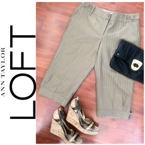 🔴2/$25 NEW Ann Taylor Loft Marisa Cropped Cuffed Capri Pants